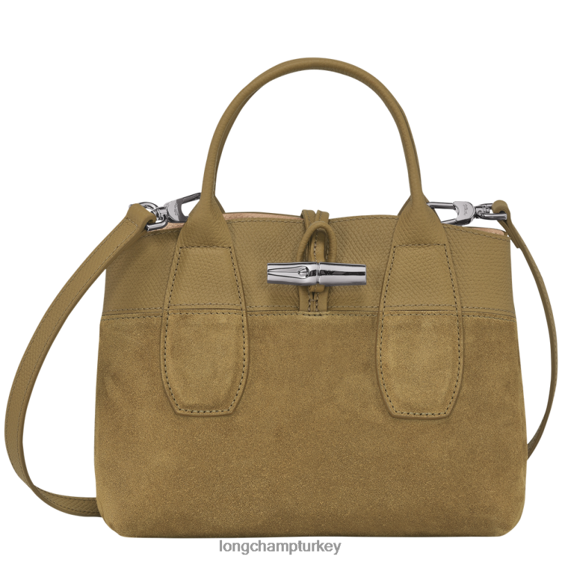 Longchamp çanta bronz kadınlar Roseau çanta NJPBL120