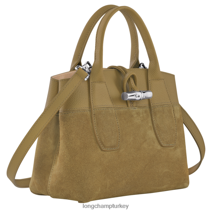 Longchamp çanta bronz kadınlar Roseau çanta NJPBL120