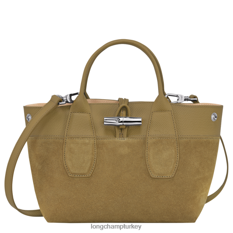 Longchamp çanta bronz kadınlar Roseau çanta NJPBL120