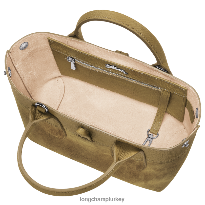 Longchamp çanta bronz kadınlar Roseau çanta NJPBL120