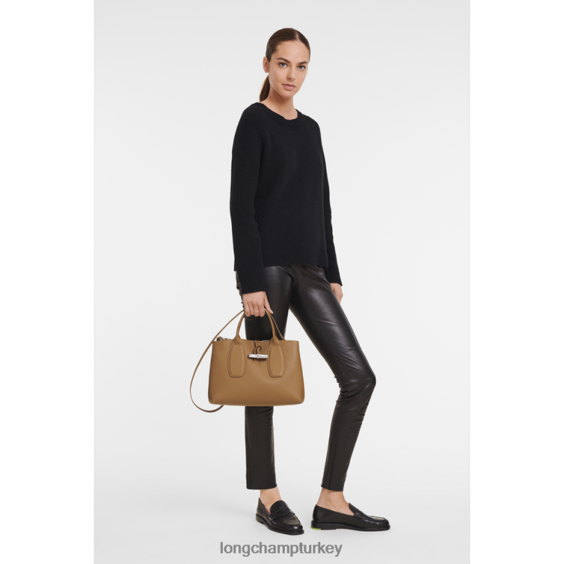 Longchamp çanta doğal kadınlar Roseau çanta NJPBL104