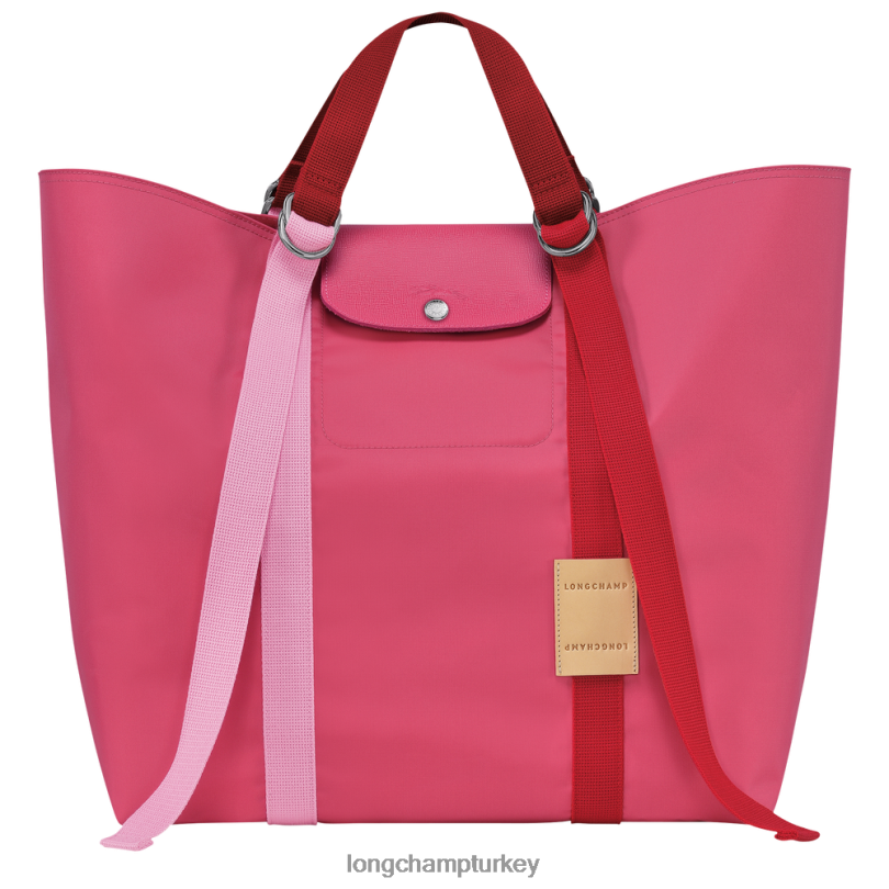Longchamp çanta fuşya kadınlar le pliage yeniden oynatma çantası NJPBL56