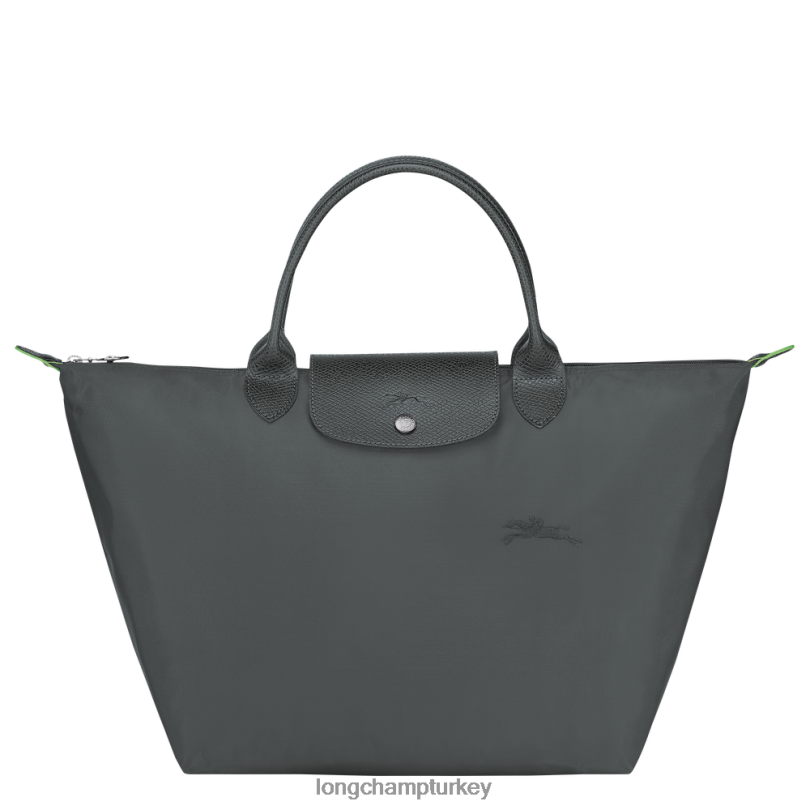 Longchamp çanta grafit kadınlar le pliage yeşil çanta NJPBL194