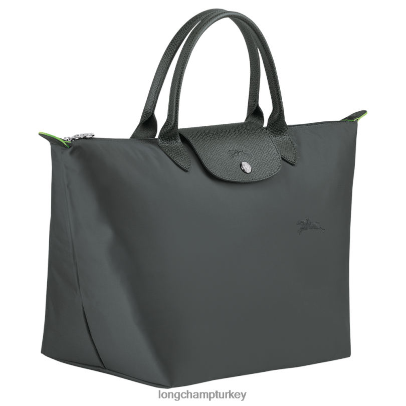 Longchamp çanta grafit kadınlar le pliage yeşil çanta NJPBL194
