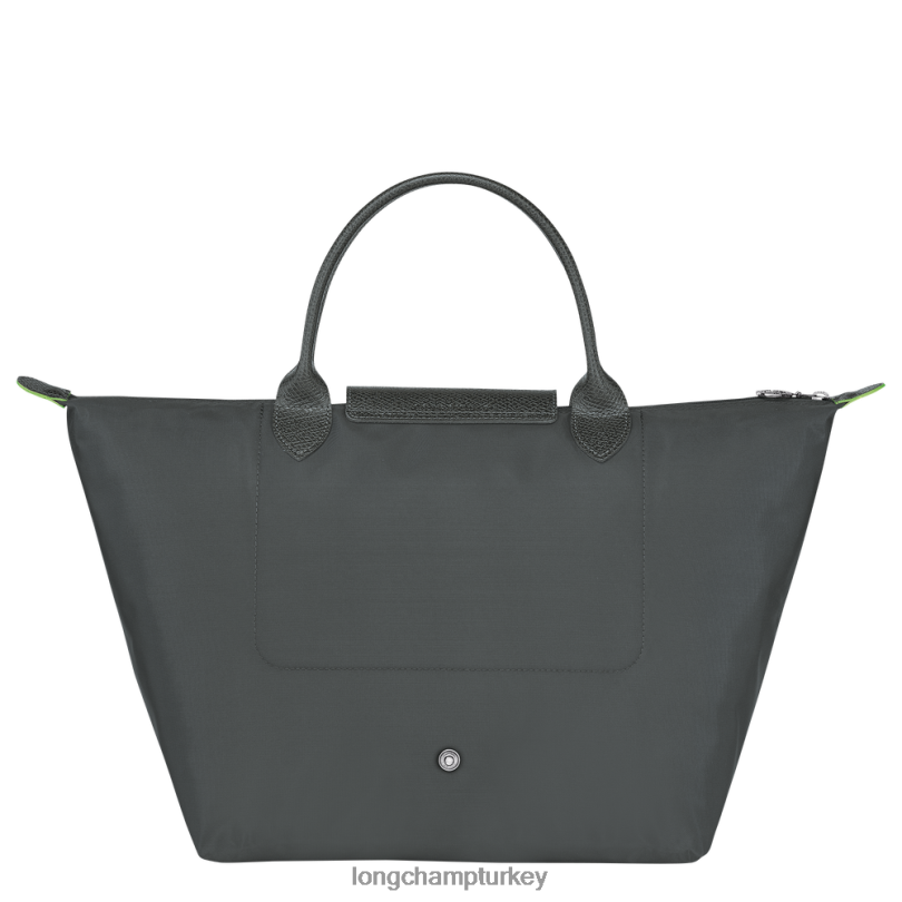 Longchamp çanta grafit kadınlar le pliage yeşil çanta NJPBL194