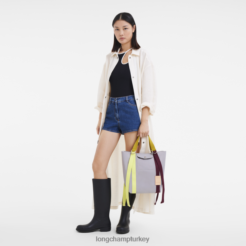 Longchamp çanta gri kadınlar le pliage yeniden oynatma çantası NJPBL49