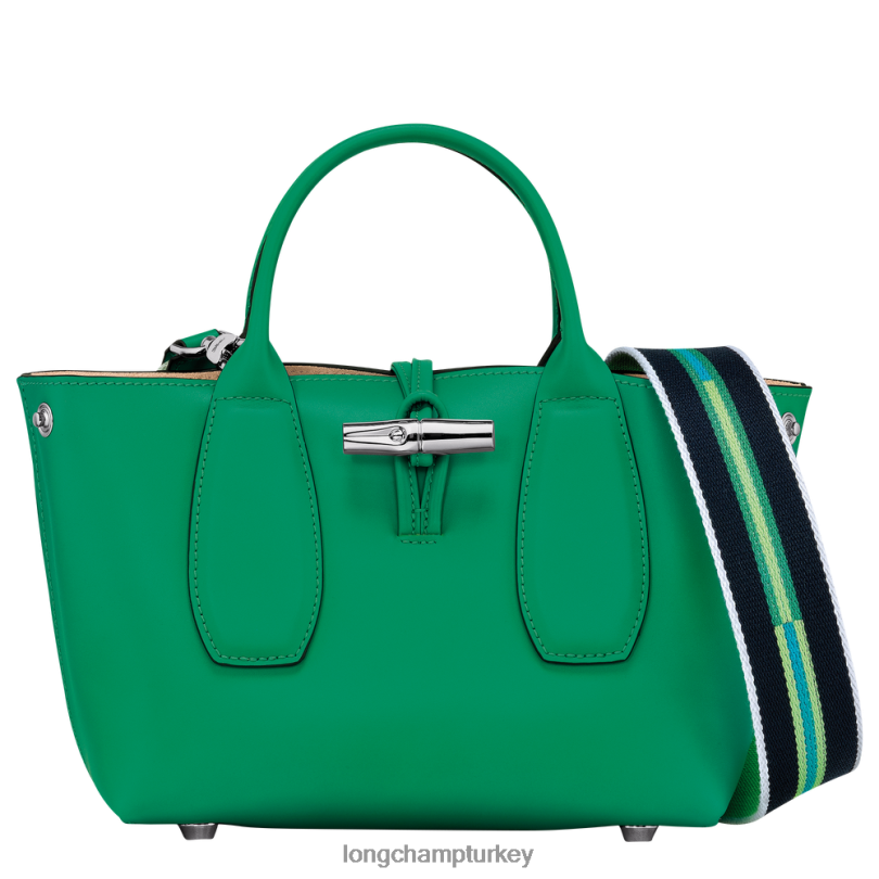 Longchamp çanta çimen/yeşil ışık kadınlar Roseau çanta NJPBL101