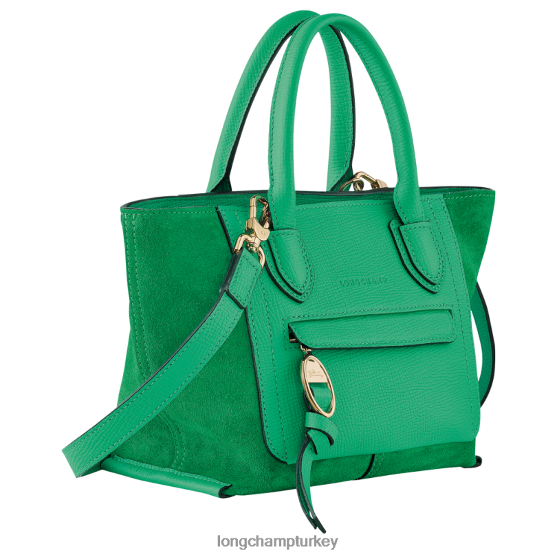 Longchamp çanta çimen/yeşil ışık kadınlar posta kutusu çanta NJPBL160