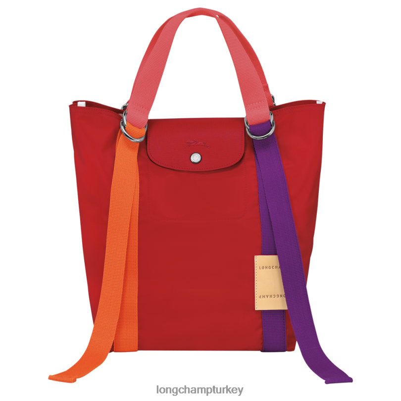 Longchamp çanta kırmızı kadınlar le pliage yeniden oynatma çantası NJPBL52