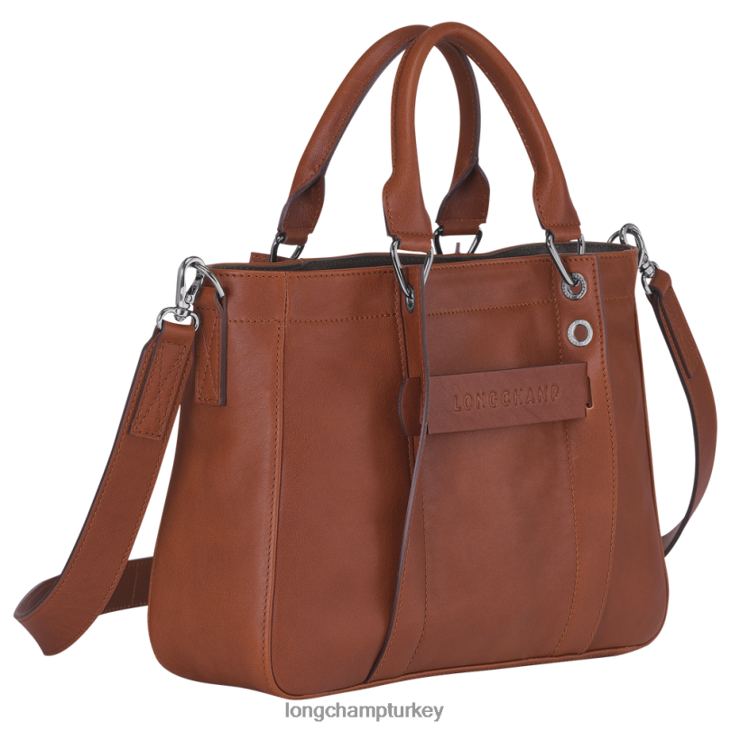 Longchamp çanta konyak kadınlar 3d çanta NJPBL180