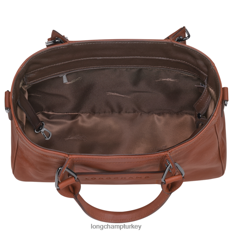 Longchamp çanta konyak kadınlar 3d çanta NJPBL180