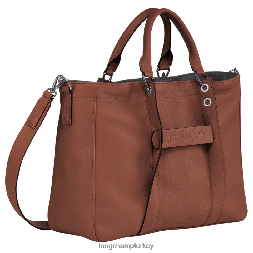 Longchamp çanta konyak kadınlar 3d çanta NJPBL185