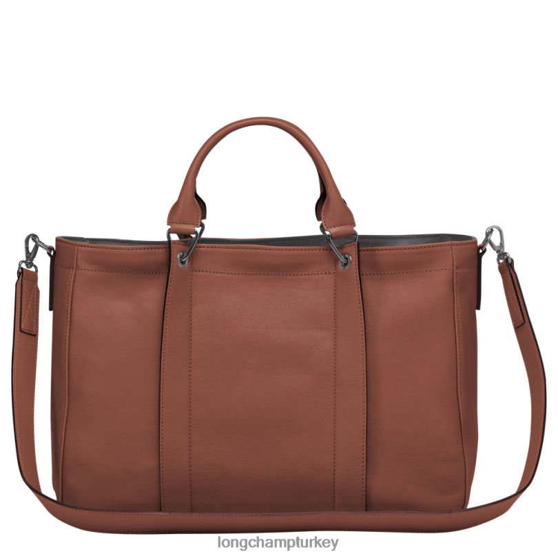 Longchamp çanta konyak kadınlar 3d çanta NJPBL185