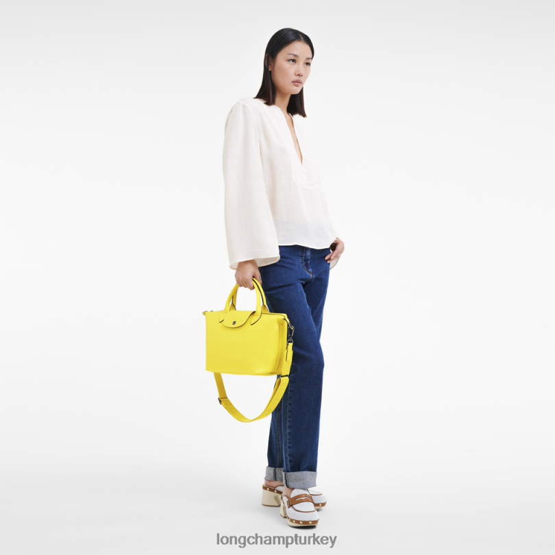 Longchamp çanta limon kadınlar le pliage xtra çanta NJPBL152