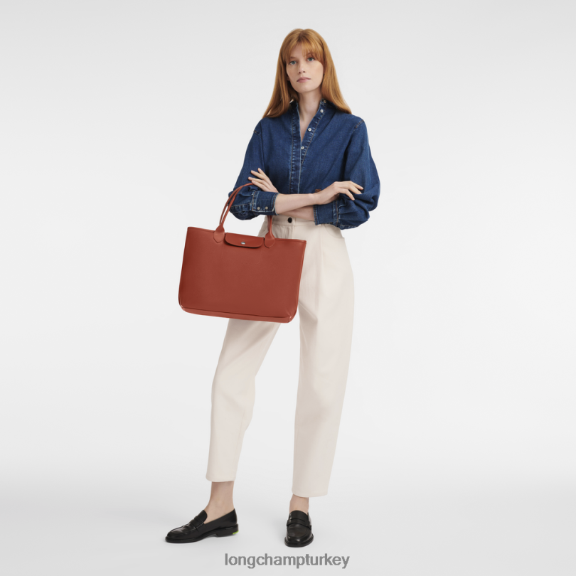 Longchamp çanta pişmiş toprak kadınlar le pliage şehir çantası NJPBL85