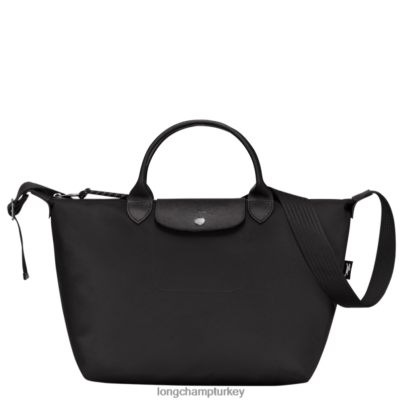 Longchamp çanta siyah kadınlar le pliage enerji çantası NJPBL40