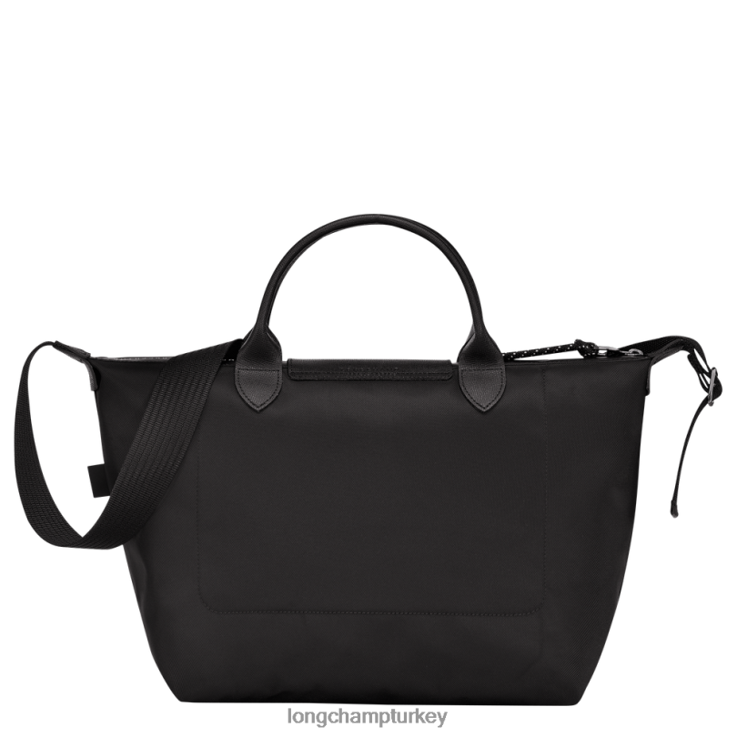 Longchamp çanta siyah kadınlar le pliage enerji çantası NJPBL40