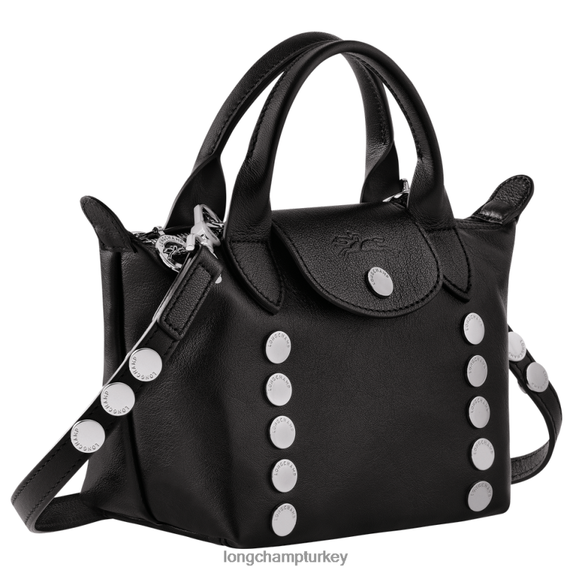 Longchamp çanta siyah kadınlar le pliage xtra çanta NJPBL157