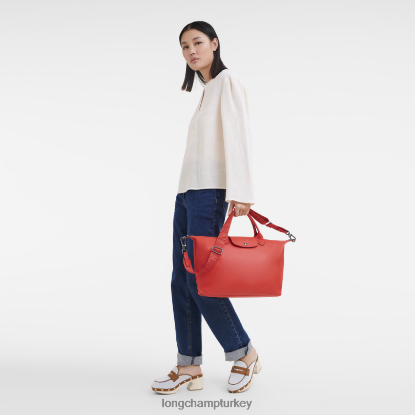 Longchamp çanta turuncu kadınlar le pliage xtra çanta NJPBL139