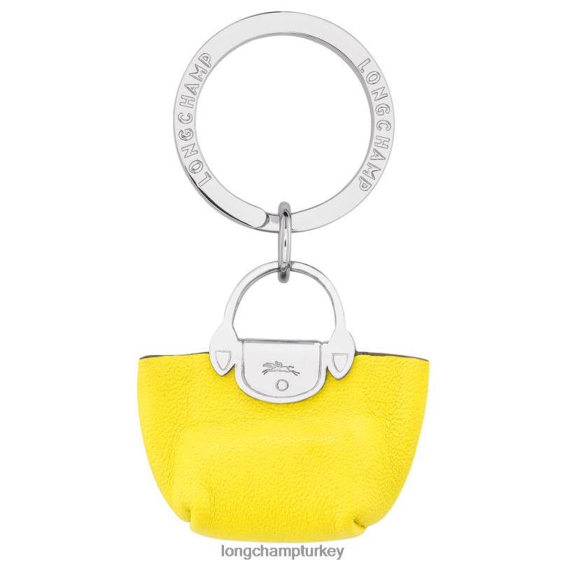 Longchamp deri ürünleri limon kadınlar le pliage cuir anahtarlıklar pliage NJPBL736