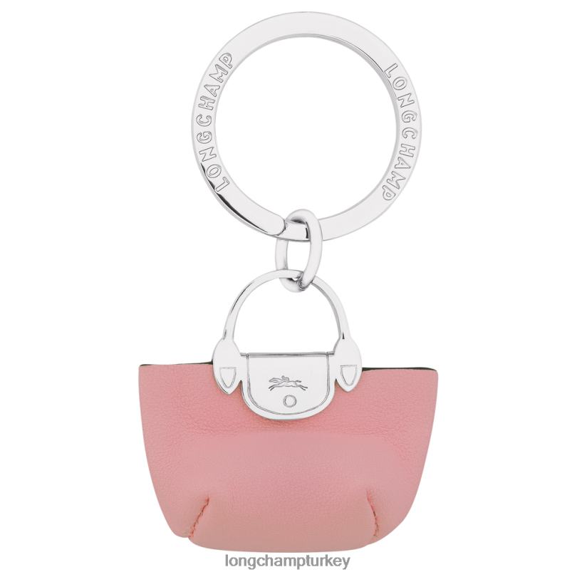 Longchamp deri ürünleri petal pembe kadınlar le pliage cuir anahtarlıklar pliage NJPBL737