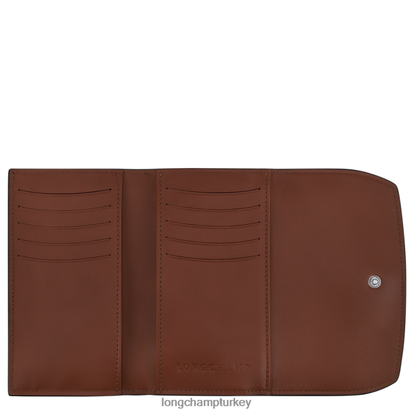 Longchamp deri ürünleri abanoz kadınlar Roseau cüzdan NJPBL562