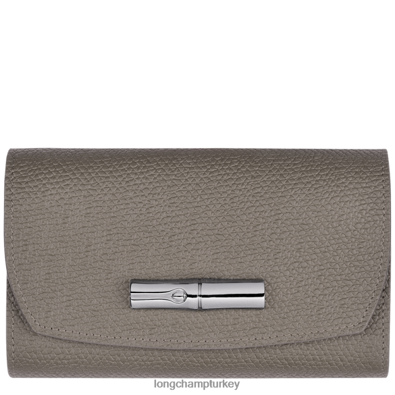 Longchamp deri ürünleri kaplumbağa güvercini kadınlar Roseau cüzdan NJPBL580