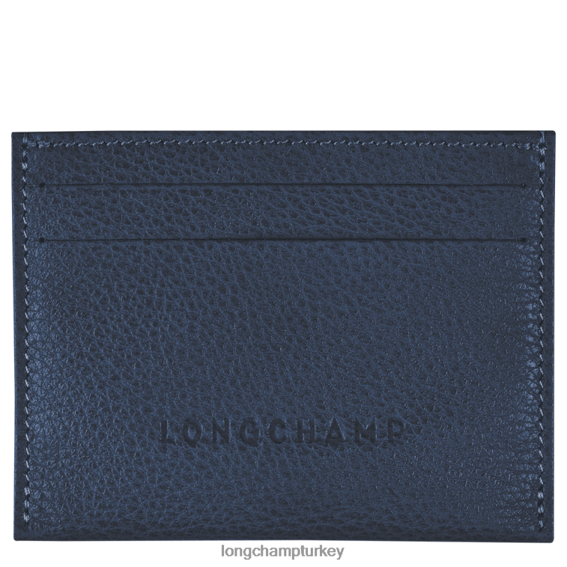 Longchamp deri ürünleri Donanma kadınlar le foulonne kart sahibi NJPBL649