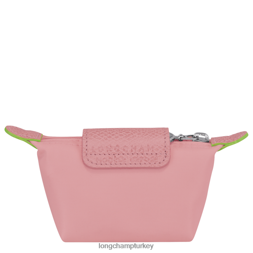 Longchamp deri ürünleri petal pembe kadınlar le pliage yeşil bozuk para cüzdanı NJPBL512