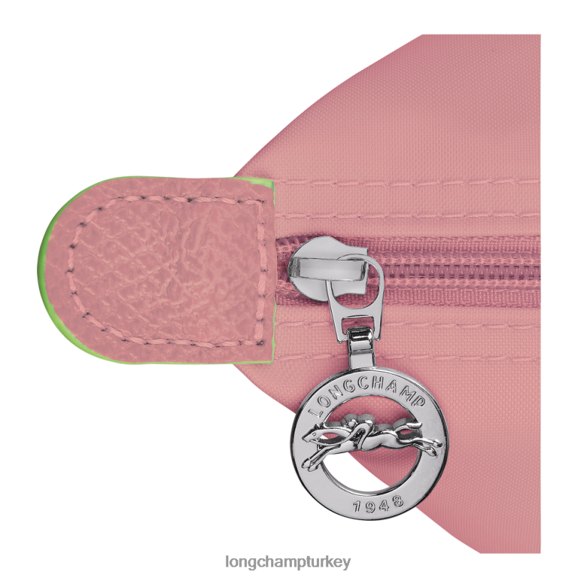 Longchamp deri ürünleri petal pembe kadınlar le pliage yeşil bozuk para cüzdanı NJPBL512