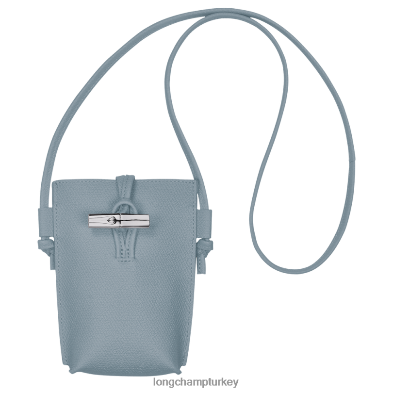 Longchamp deri ürünleri bulut mavisi kadınlar dantelli roseau telefon kılıfı NJPBL687