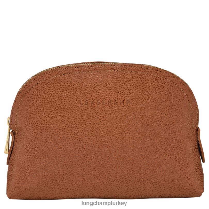 Longchamp deri ürünleri karamel kadınlar le foulonne kese NJPBL695