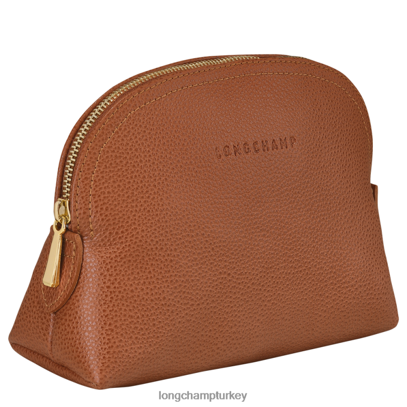 Longchamp deri ürünleri karamel kadınlar le foulonne kese NJPBL695