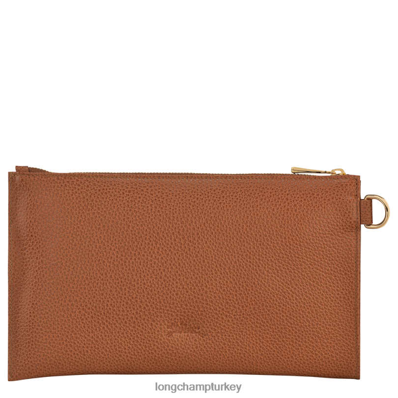 Longchamp deri ürünleri karamel kadınlar le foulonne kese NJPBL701