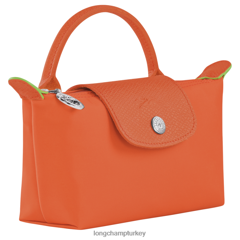 Longchamp deri ürünleri karot kadınlar le pliage yeşil saplı kese NJPBL674