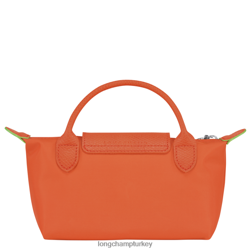 Longchamp deri ürünleri karot kadınlar le pliage yeşil saplı kese NJPBL674