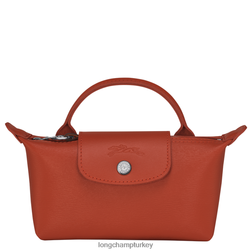 Longchamp deri ürünleri pişmiş toprak kadınlar le pliage city saplı kese NJPBL679