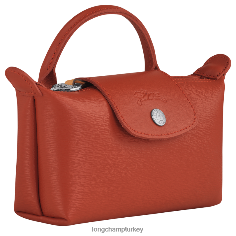 Longchamp deri ürünleri pişmiş toprak kadınlar le pliage city saplı kese NJPBL679