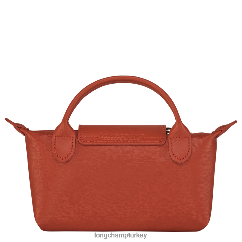 Longchamp deri ürünleri pişmiş toprak kadınlar le pliage city saplı kese NJPBL679