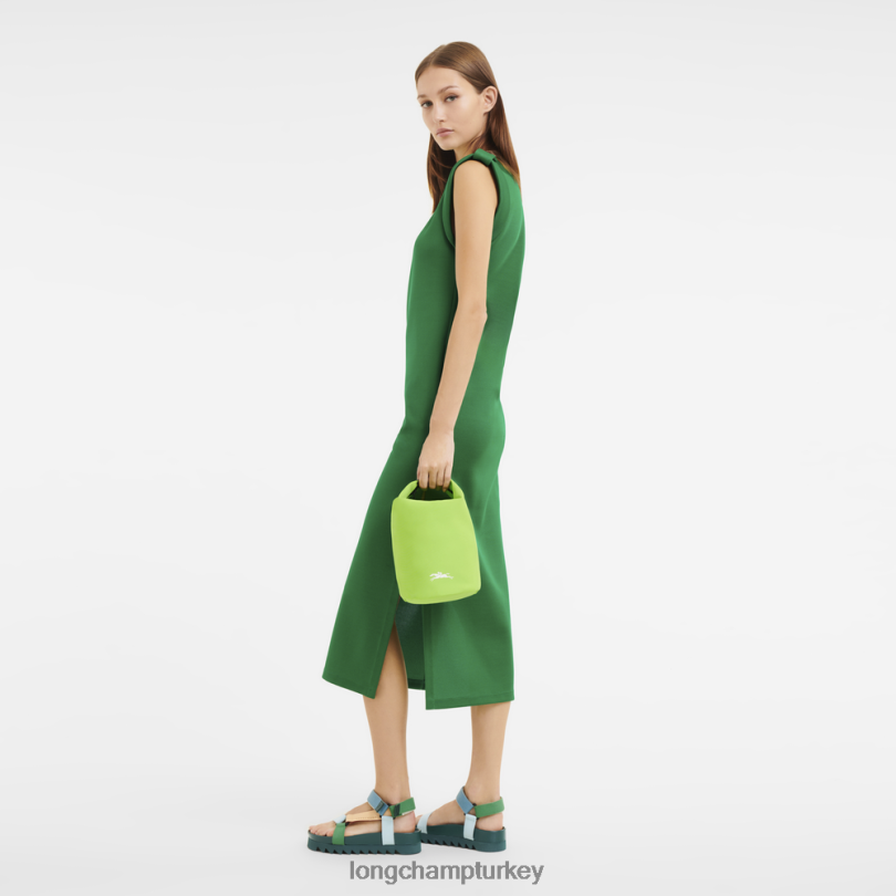 Longchamp deri ürünleri yeşil ışık kadınlar le pliage toplama çantası NJPBL214