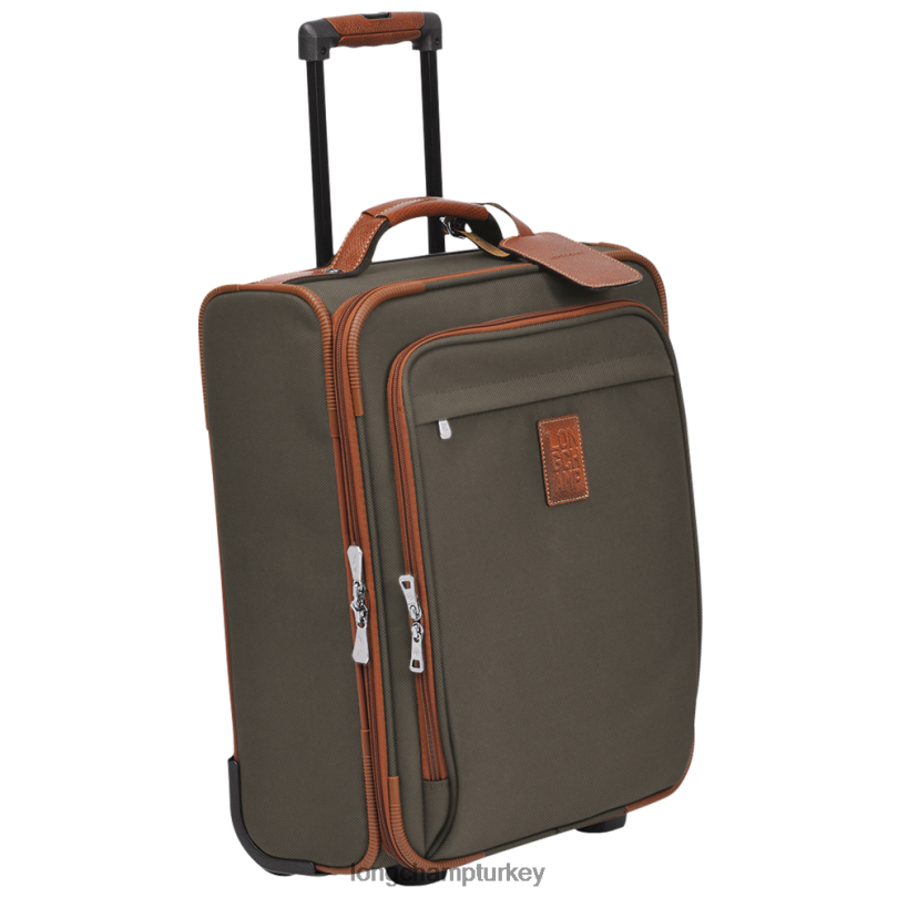 Longchamp çanta kahverengi kadınlar boxford bavul NJPBL847