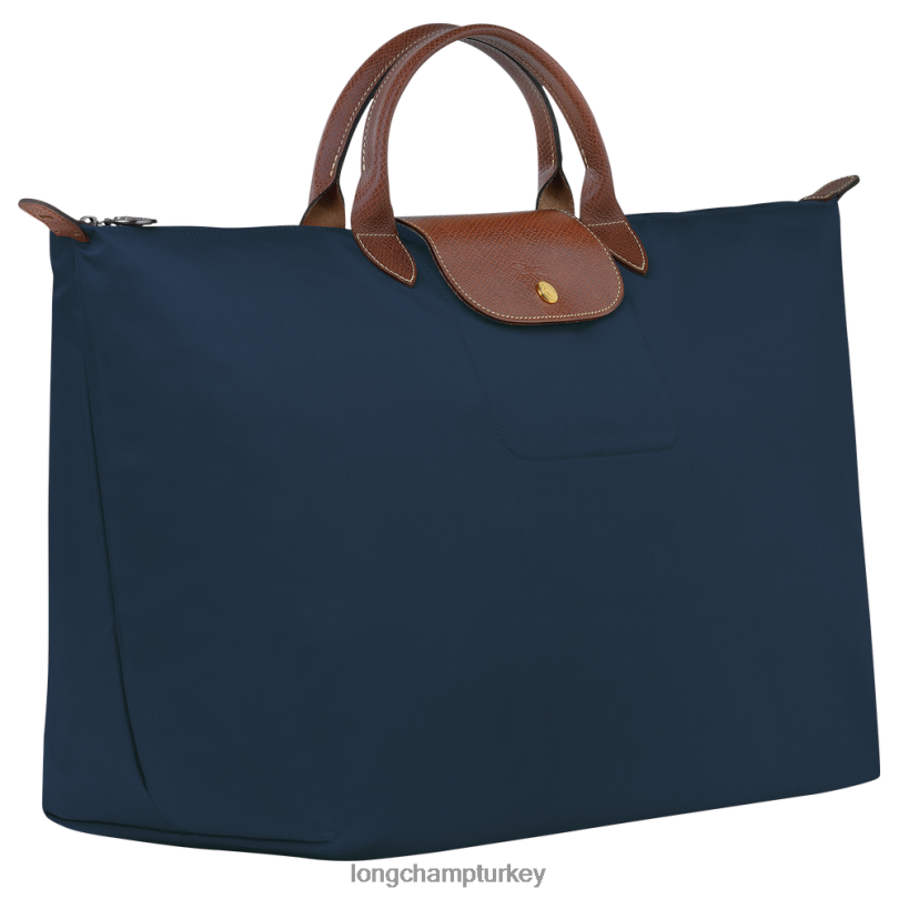Longchamp çanta Donanma kadınlar le pliage orijinal seyahat çantası NJPBL808