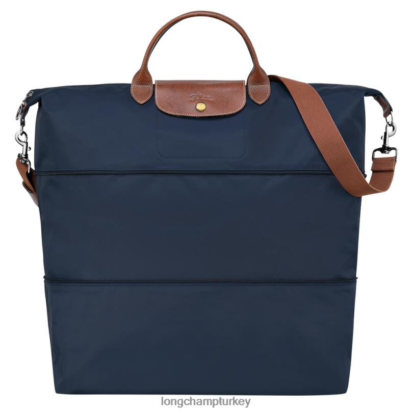 Longchamp çanta Donanma kadınlar le pliage orijinal seyahat çantası genişletilebilir NJPBL821