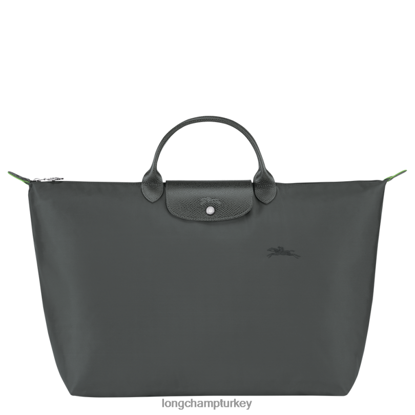 Longchamp çanta grafit kadınlar le pliage yeşil seyahat çantası NJPBL789