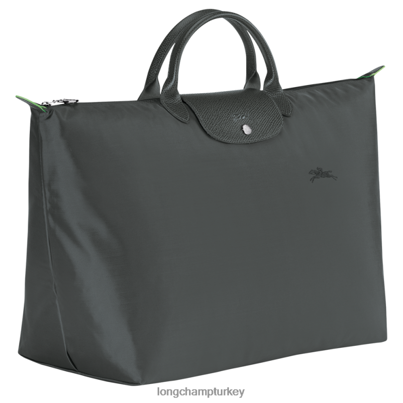 Longchamp çanta grafit kadınlar le pliage yeşil seyahat çantası NJPBL789