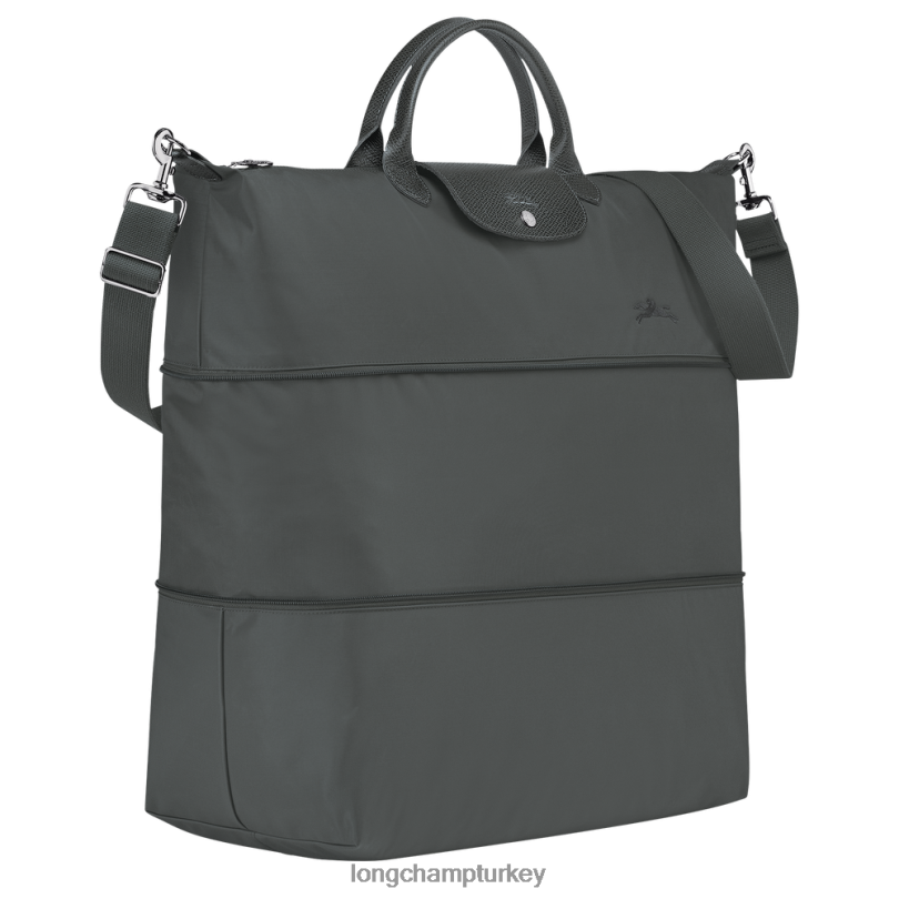 Longchamp çanta grafit kadınlar le pliage yeşil seyahat çantası genişletilebilir NJPBL803