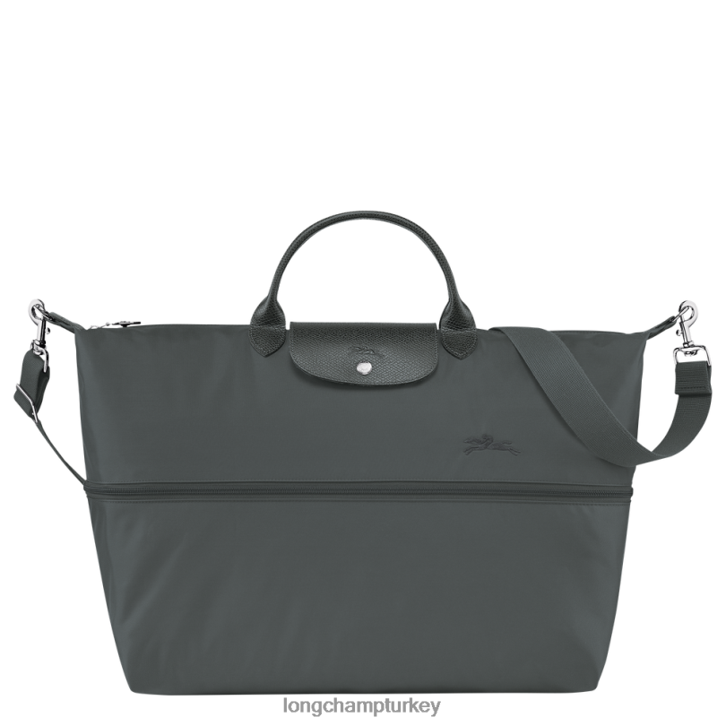 Longchamp çanta grafit kadınlar le pliage yeşil seyahat çantası genişletilebilir NJPBL803