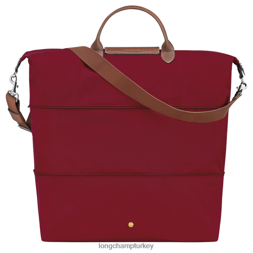 Longchamp çanta kırmızı kadınlar le pliage orijinal seyahat çantası genişletilebilir NJPBL820