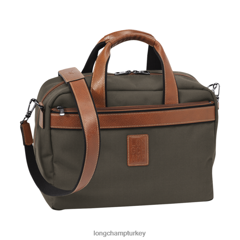 Longchamp çanta kahverengi kadınlar boxford seyahat çantası NJPBL775