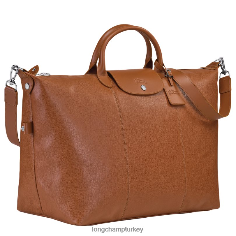 Longchamp çanta karamel kadınlar le foulonne seyahat çantası NJPBL829